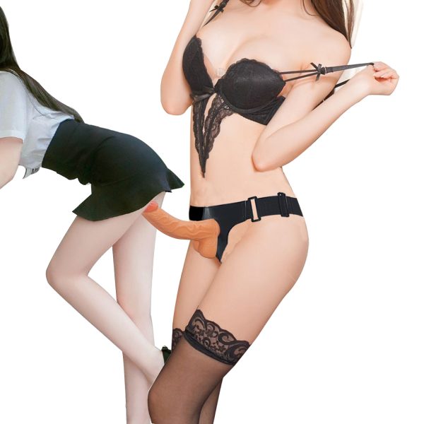 King Cock Strap On Harness With 7/8 Inch Dildo Beige - Image 2