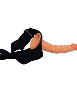 King Cock Strap On Harness With 7/8 Inch Dildo Beige