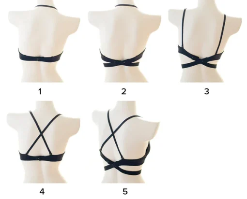 Angelite Deep U-Plunge Multi-Way Seamless Push Up Bra (Nude) - Image 5