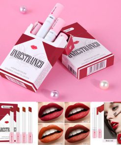 4-Colors-Long-Lasting-waterproof-Cigarette-Design-Matte-Lipstick-Set