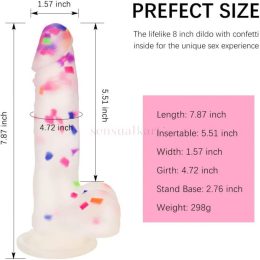 SK-clear-Silicone-Crystal-Clear-G-Spot-Vaginal-Lifelike-Dildo-1