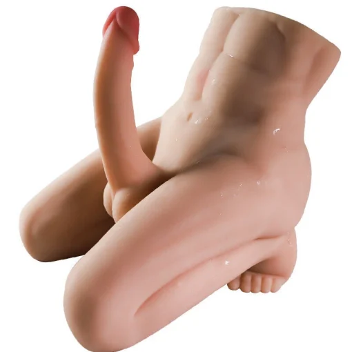 19 LB Silicone Half Body Male Torso Love Sex Toy for Men Gay Women With Big Penis