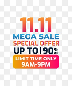 🔥 11.11 Mega Sale