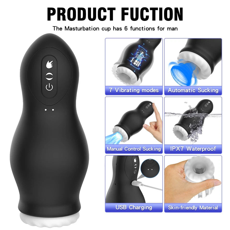 Automatic & Strokers Best Male Masturbator Adult Sex Toys for Men